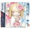 Image de Figured’Art Diamond Painting Broderie Diamant 40x50cm Toile Entière Roulée avec Strass Perles Carrés - Poupée asiatique - Kit Complet 5D DIY Activité Manuelle Loisirs Créatifs Adultes