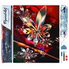 Image de Figured’Art Diamond Painting Broderie Diamant 40x50cm Toile Entière Roulée avec Strass Perles Carrés - Design Fractal - Kit Complet 5D DIY Activité Manuelle Loisirs Créatifs Adultes