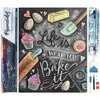 Image de Figured’Art Diamond Painting Broderie Diamant 40x50cm Toile Entière Roulée avec Strass Perles Carrés - Affiche cuisine - Kit Complet 5D DIY Activité Manuelle Loisirs Créatifs Adultes