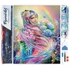 Image de Figured’Art Diamond Painting Broderie Diamant 40x50cm Toile Entière Roulée avec Strass Perles Carrés - Femme Fantaisie - Kit Complet 5D DIY Activité Manuelle Loisirs Créatifs Adultes