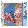 Image de Figured'Art Peinture par Numéro Adulte Couple d'oiseaux bleus - Activité Manuelle Kit de Loisir Créatif DIY Numéro d'Art Complet - 40x50cm sans châssis en bois
