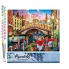 Image de Figured'Art Peinture par Numéro Adulte Pont du rialto - Activité Manuelle Kit de Loisir Créatif DIY Numéro d'Art Complet - 40x50cm sans châssis en bois