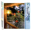 Image de Figured'Art Peinture par Numéro Adulte Lanterne sous le porche - Activité Manuelle Kit de Loisir Créatif DIY Numéro d'Art Complet - 40x50cm sans châssis en bois