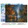 Image de Figured'Art Peinture par Numéro Adulte avec Cadre Camping sous une nuit etoilée - Activité Manuelle Kit de Loisir Créatif DIY Numéro d'Art Complet - 40x50cm toile tendue sur châssis