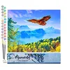 Image de Figured'Art Peinture par Numéro Adulte Aigle et Paysage de Suisse - Activité Manuelle Kit de Loisir Créatif DIY Numéro d'Art Complet - 40x50cm sans châssis en bois