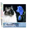 Image de Figured'Art Peinture par Numéro Adulte Face à face floral - Activité Manuelle Kit de Loisir Créatif DIY Numéro d'Art Complet - 40x50cm sans châssis en bois