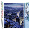 Image de Figured'Art Peinture par Numéro Adulte Toits de Paris - Activité Manuelle Kit de Loisir Créatif DIY Numéro d'art Complet - 40x50cm sans châssis en Bois