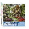 Image de Figured'Art Peinture par Numéro Adulte Paysage de campagne - Activité Manuelle Kit de Loisir Créatif DIY Numéro d'Art Complet - 40x50cm sans châssis en bois