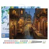 Image de Figured'Art Peinture par Numéro Adulte avec Cadre Canaux flamboyants - Activité Manuelle Kit de Loisir Créatif DIY Numéro d'Art Complet - 40x50cm toile tendue sur châssis