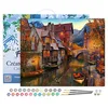 Image de Figured'Art Peinture par Numéro Adulte avec Cadre Canaux Chaleureux - Activité Manuelle Kit de Loisir Créatif DIY Numéro d'art Complet - 40x50cm Toile tendue sur châssis