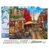 Image de Figured'Art Peinture par Numéro Adulte avec Cadre Terrasse à Paris - Activité Manuelle Kit de Loisir Créatif DIY Numéro d'art Complet - 40x50cm Toile tendue sur châssis