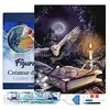 Image de Figured’Art Diamond Painting Broderie Diamant 40x50cm Avec Cadre Toile Tendue Strass Perles Carrés - Chouette dans la Nuit - Kit Complet Animaux 5D DIY Activité Manuelle Loisirs Créatifs Adultes
