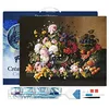 Image de Figured’Art Diamond Painting Broderie Diamant 40x50cm Avec Cadre Toile Tendue Strass Perles Carrés - Fleurs et fruits Severin Roesen - Kit Complet 5D DIY Activité Manuelle Loisirs Créatifs Adultes