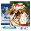 Image de Figured’Art Diamond Painting Broderie Diamant 40x50cm Avec Cadre Toile Tendue Strass Perles Carrés - Jeunes filles lisant Renoir - Kit Complet 5D DIY Activité Manuelle Loisirs Créatifs Adultes