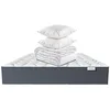 Image de Matelas mémoire de Forme 140x190 Memo HR Hbedding + Couette Chaude 240x220cm + 2 oreillers 60x60cm