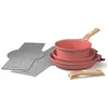 Image de L'incroyable kit poeles et casserole à poignée amovible - guimauve