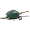Image de COOKUT - La Fabuleuse poêle 8 en 1   Un seul ustensile qui remplace poêle, casserole, sauteuse, cocotte - Avec 2 poignées amovibles, panier vapeur/friture, spatule en bois - CANOPEE