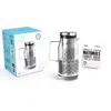 Image de Carafe filtrante COOKUT en verre Inox Filtrante