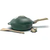 Image de COOKUT - La Fabuleuse poêle 8 en 1 - "PETIT MODELE 24 cm   Un seul ustensile qui remplace poêle, casserole, sauteuse, cocotte - 2 poignées amovibles, panier vapeur/friture, spatule en bois - CANOPEE