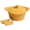 Image de Cookut - L'incroyable Cocotte 28 cm avec poignée en métal et manique assorties - Mangue