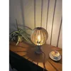 Image de Lampe de table - Archimède - Câble bordeaux