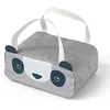 Image de monbento - Sac à Lunch Enfant Isotherme MB Wonder Panda - Sac Transport Repas/Goûter - Sac pour Plateau Compartimenté - Facilite le Transport à Plat du Repas de votre Enfant - Idéal Ecole/Parc - Bleu