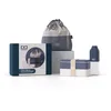 Image de monbento - Coffret Cadeau Déjeuner- avec Bento Box MB Original Natural Made in France, Lunch bag MB Pochette L Natural, Gourde MB Positive M Natural - Bleu - Cadeau Original Homme ou Femme