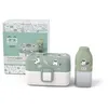 Image de monbento - Coffret Cadeau Enfant - avec Lunch box MB Tresor Raccoon, Gourde Enfant MB Positive S - Idée Cadeau pour Enfant Pratique pour L'école - Raton Laveur