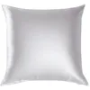Image de Inphysio Taie d'oreiller en Soie de Mûrier Naturelle de 22 mm - Hypoallergénique - Doux et Respirant - Hydratation de la Peau - Cheveux Lisses - Anti-Rides - Certifiée Oeko-TEX - 65 x 65 cm - Blanc