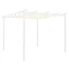 Image de sweeek - Toile de Toit pour tonnelle écrue 3x3m Isla - Toile de Rechange pergola. Toile de Remplacement