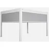 Image de sweeek - Pergola Bioclimatique Blanche 300 x 400cm. Aluminium à Lames orientables + Store 300cm + Store 400cm