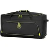 Image de Sac de Voyage à roulettes 75x38x31cm (80 litres) On s'fait la malle Noir Jaune
