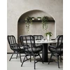 Image de Uniqka - Lot de 4 chaises Sapporo en rotin noir OS