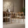 Image de UNIQKA Kima - Chaise en Teck Massif et Corde Beige