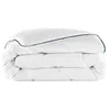 Image de Morphea France Couette d'été 240x260cm - Couette à température légère en Fibres Creuses 100% siliconées et Housse en Coton - Hypoallergénique et Lavable en Machine Couette ete.