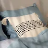 Image de Morphea France Coussin 40x40cm 100% Coton Décoratif Design Gris - Collection Comporta