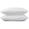 Image de Morphea France Taie Oreiller 50 x 70 cm Balanc Doux & Ultra-Respirant - 100% Coton tissé avec 80 Fils par cm² Lavable en Machine taie Oreiller pour des Nuits Confortables