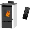 Image de Poêle à granulés étanche Anita 9,4 kW Blanc Sannover