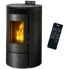 Image de Poêle à granulés étanche Azora 11,6 kW Noir Sannover