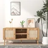 Image de CONCEPT USINE Buffet CANGE Effet Cannage Bois 120 cm 5 Pieds