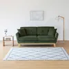 Image de CONCEPT USINE | Canapé Scandinave en Velours Côtelé | HOGA Vert | 3 Places + 2 Coussins | Canapé Moderne Design avec Accoudoirs | Coussins d'Appoint, Dossier, Assise Déhoussables | Largeur 190 cm