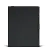 Image de Paperslate Couverture Magnétique Anthracite pour Tablette   Cuir Synthétique Tissé, Socle Magnétique, Porte Stylet Intégré