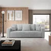 Image de NAZAR HOME Canapé Gloria Droit Gris Clair