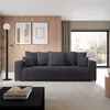 Image de NAZAR HOME Canapé Gloria Droit Noir