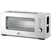 Image de LITTLE BALANCE 3067 Glass Toaster, Grille pain Toaster, Fenêtre Panoramique amovible, 1 longue fente XXL, 7 niveaux de brunissage, Décongélation, Réchauffage, 1000 W, Tout Inox