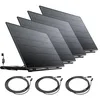 Image de 4 Stations Solaires 1740W   Kit Plug & Play   Micro-onduleurs & Pieds Prémontés + Prise Intelligente + 3 Câbles   Suivi Application
