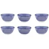 Image de Bjorn Bol PATTERN Ø12cm - 6 pièces - Dark blue