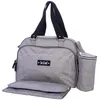 Image de Baby on board - Sac à Langer - Sac Bébé avec Tapis à Langer - Porte Biberon Isotherme - Attaches Poussette - 2 Grands Compartiments - Simply Sushi -Gris