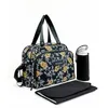 Image de Sac à langer Baby On Board - Simply Skull Look (Noir/Doré) avec Tapis à Langer Inclus