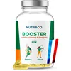 Image de NUTRI & CO Le Booster - Anti Fatigue Puissant - Caféine Caffshock® 400 mg (Café Vert + Guarana + Thé Vert + Maté) & Panax Ginseng Blanc - Énergie & Concentration - 40 gélules Vegan - Made in France